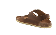 Carica l'immagine nel visualizzatore di Gallery, Birkenstock Milano Big Buckle Oiled Leather Cognac