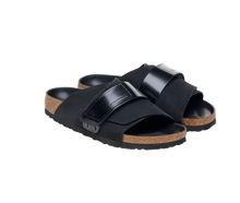 Carica l'immagine nel visualizzatore di Gallery, Birkenstock Kyoto Nabuck Leather Black