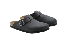 Carica l'immagine nel visualizzatore di Gallery, Birkenstock Boston Oiled Leather Donna Black