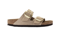 Carica l'immagine nel visualizzatore di Gallery, Birkenstock Arizona Big Buckle Pelle Nubuck Sandcastle Donna