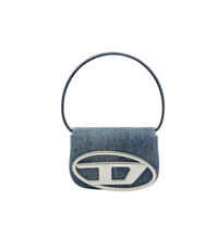 Carica l'immagine nel visualizzatore di Gallery, 1DR-Iconica borsa a spalla in denim solarizzato Diesel