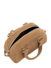 Carica l'immagine nel visualizzatore di Gallery, 1DR Dome-Borsa bowling piccola in pelle scamosciata Diesel