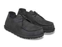 Carica l'immagine nel visualizzatore di Gallery, Utti Lace Charcoal Pelle scamosciata Birkenstock Uomo