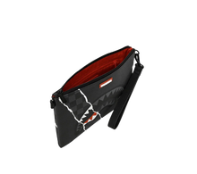 Carica l'immagine nel visualizzatore di Gallery, CENTER RIP REVEALING GRAY CHECK CROSSOVER CLUTCH SPRAYGROUND