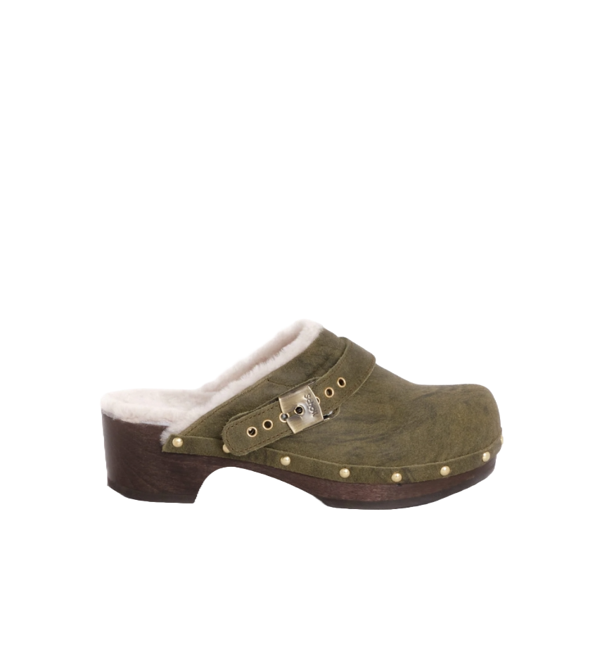 Pescura Robin Clog Verde Scholl