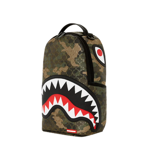 Zaino $ Pattern Over Camo Verde Sprayground