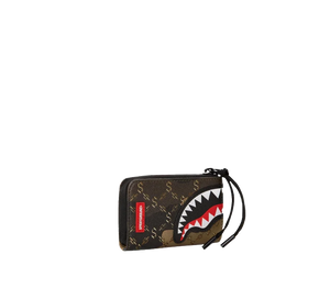 Portafoglio $ Pattern Over Camo Marrone Sprayground