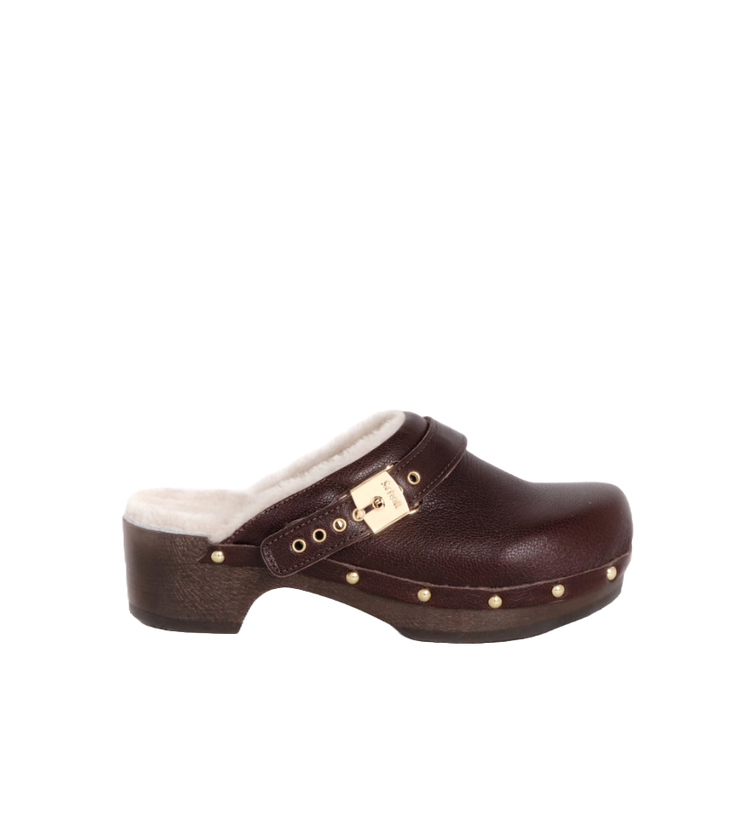 Zoccoli Scholl Legno Zoccoli Pescura Heel Zoccoli Legno Dr Scholl