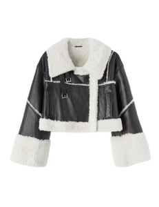 Giubbino Cropped in Shearlin Don Dup
