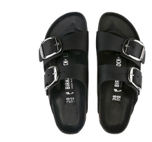 Carica l&#39;immagine nel visualizzatore di Gallery, Birkenstock Arizona Big Buckle black Oiled Leather
