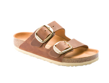 Carica l&#39;immagine nel visualizzatore di Gallery, Birkenstock Arizona Big Buckle cognac Oiled Leather

