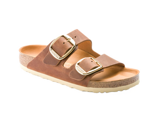 Birkenstock Arizona Big Buckle cognac Oiled Leather