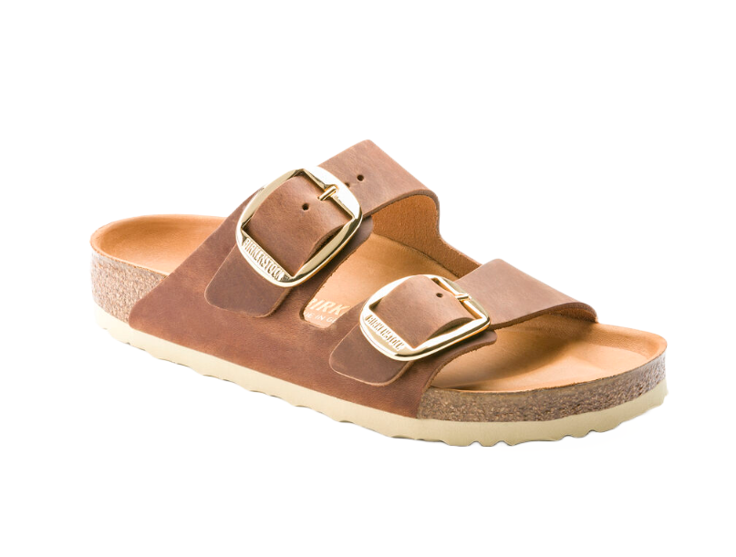 Birkenstock Arizona Big Buckle cognac Oiled Leather