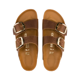 Birkenstock Arizona Big Buckle cognac Oiled Leather
