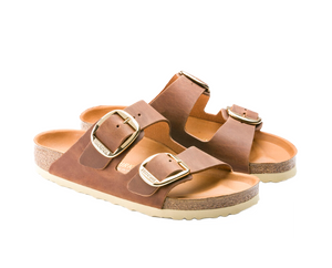 Birkenstock Arizona Big Buckle cognac Oiled Leather