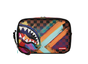 Toiletry Sharks In Paint Viola Sprayground