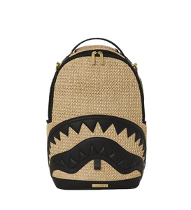 Zaino Shark In Raffia Beige Sprayground