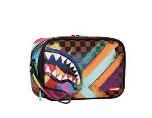 Toiletry Sharks In Paint Viola Sprayground