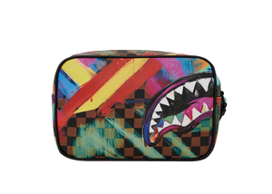 Toiletry Sharks In Paint Viola Sprayground