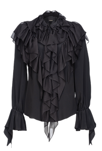 Blusa Raggio con Volant Pinko