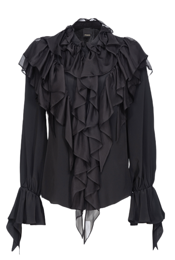 Blusa Raggio con Volant Pinko
