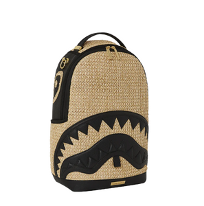 Zaino Shark In Raffia Beige Sprayground
