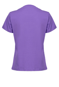 QUENTIN T-SHIRT RICAMO LOVE BIRDS  PINKO