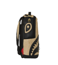 Carica l&#39;immagine nel visualizzatore di Gallery, Zaino Shark In Raffia Beige Sprayground
