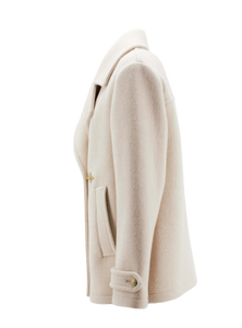 Peacoat con Gancio Panna NAW07473630  Fay
