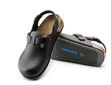 Carica l&#39;immagine nel visualizzatore di Gallery, Birkenstock Tokio Donna SL black Natural Leather
