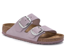 Carica l&#39;immagine nel visualizzatore di Gallery, Birkenstock  Arizona Big Buckle Yomo Lilac Nabuk Lather
