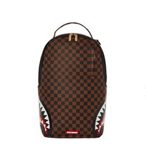 Carica l&#39;immagine nel visualizzatore di Gallery, Zaino Sip Side Sharks Dlxsv Marrone Sprayground
