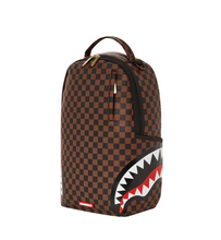 Carica l&#39;immagine nel visualizzatore di Gallery, Zaino Sip Side Sharks Dlxsv Marrone Sprayground
