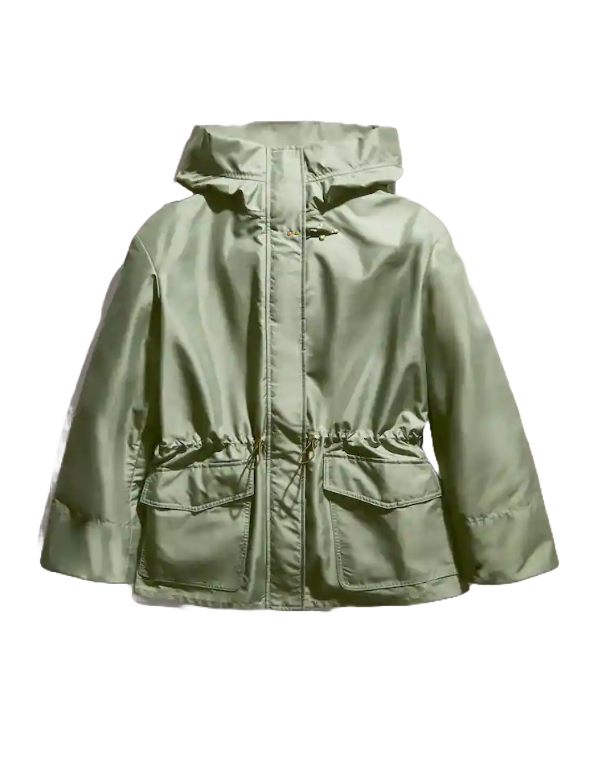 Parka Verde Con Gancio NAW15483370 Fay