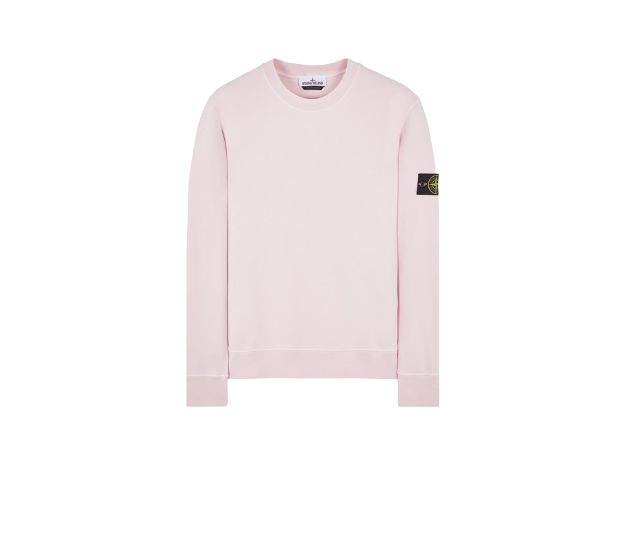 Felpa rosa stone island shop