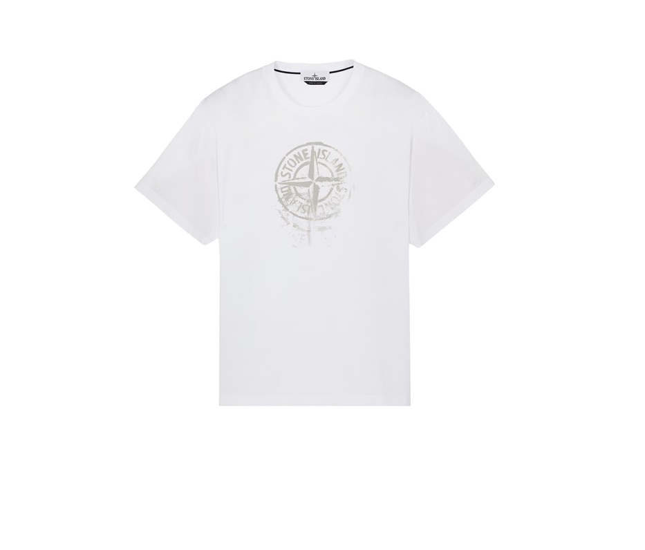 T-Shirt 80152RC87 White Stone Island