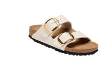 Carica l&#39;immagine nel visualizzatore di Gallery, Birkenstock Arizona Big Buckle Eggshell Rough Canvas
