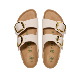 Birkenstock Arizona Big Buckle Eggshell Rough Canvas