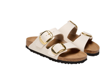 Carica l&#39;immagine nel visualizzatore di Gallery, Birkenstock Arizona Big Buckle Eggshell Rough Canvas
