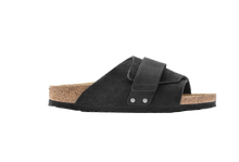 Carica l&#39;immagine nel visualizzatore di Gallery, Birkenstock Kyoto Suede Leather Black
