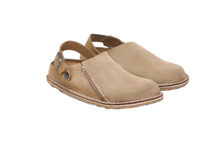 Birkenstock Lutry Premium Suede Leather Gray Taupe