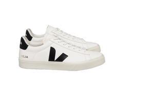 CAMPO CHROMEFREE LEATHER WHITE BLACK VEJA