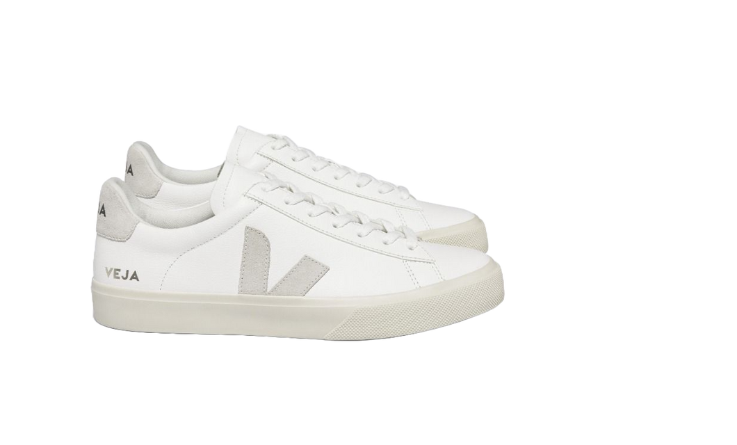 CAMPO CHROMEFREE LEATHER WHITE NATURAL VEJA