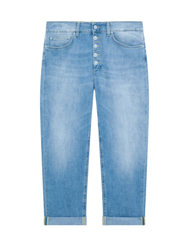 Vittoriocitro Jeans Dondup Con Bottoni Gioiello Koons Jewel Jeans