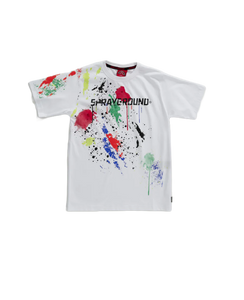 T-Shirt Color Splat Regular Wht  Sprayground