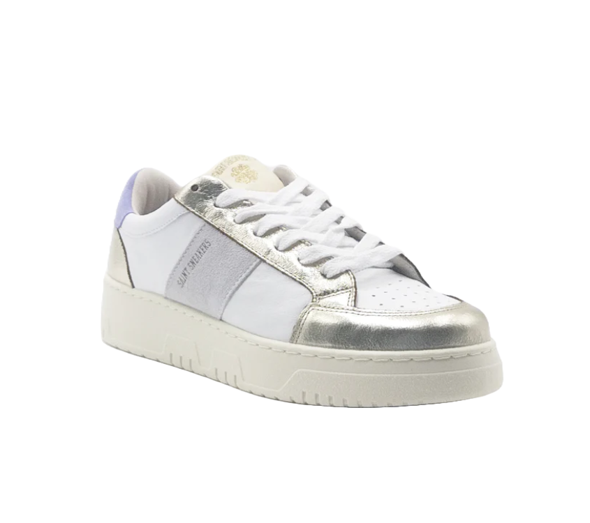 Sail W Bianco/Platino/Glicine Saint Sneakers