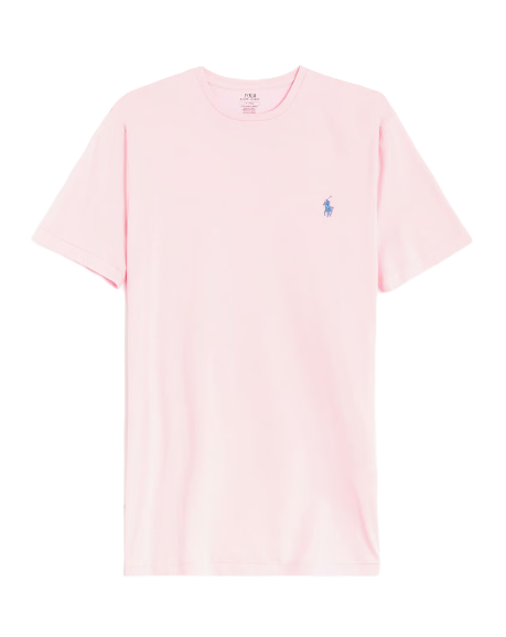 T-Shirt Crewneck Pink/Light Blue Polo Ralph Lauren