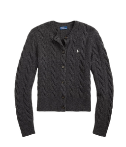 Cardigan a trecce in lana e cashmere 211910443020 Polo Ralph Lauren