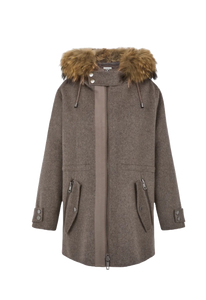 CAPPOTTO CON PELLICCIA PAROSH