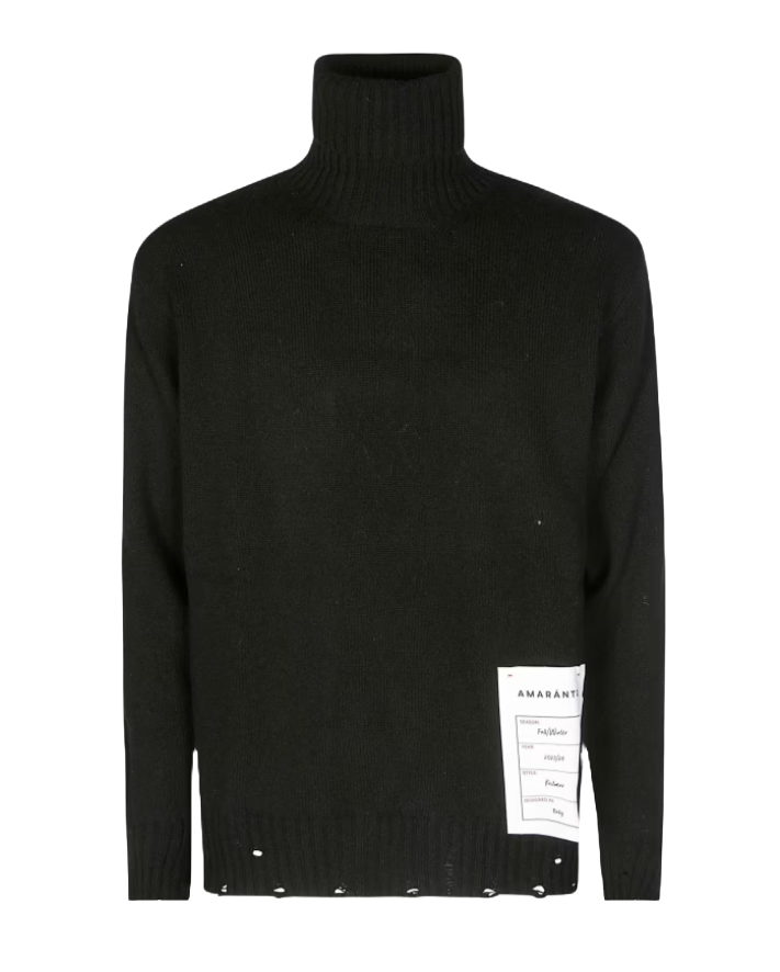 Maglia lana collo alto lana B9S0017S Amaranto